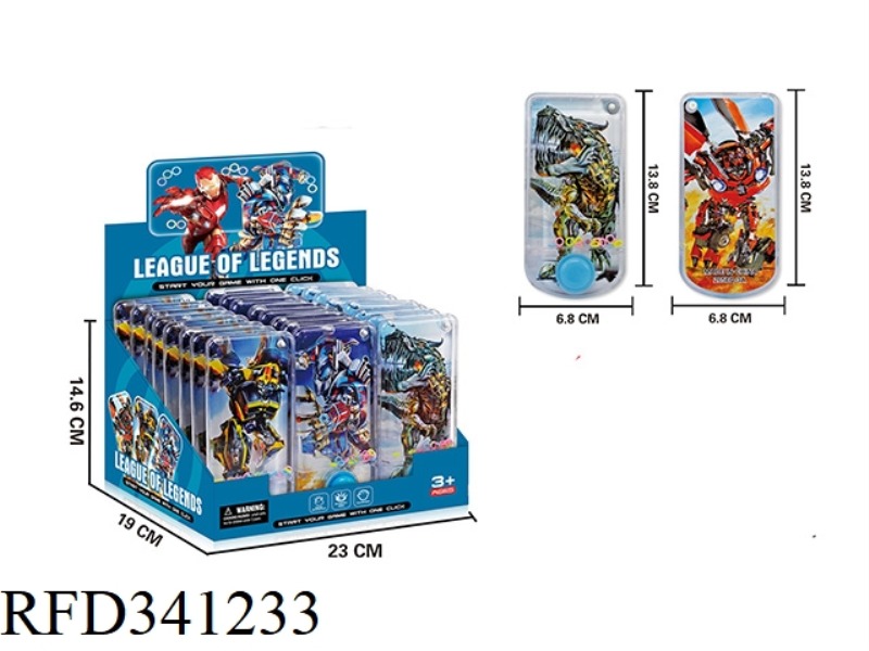 24 TRANSPARENT WATER DISPENSER DISPLAY BOXES (TRANSFORMERS)