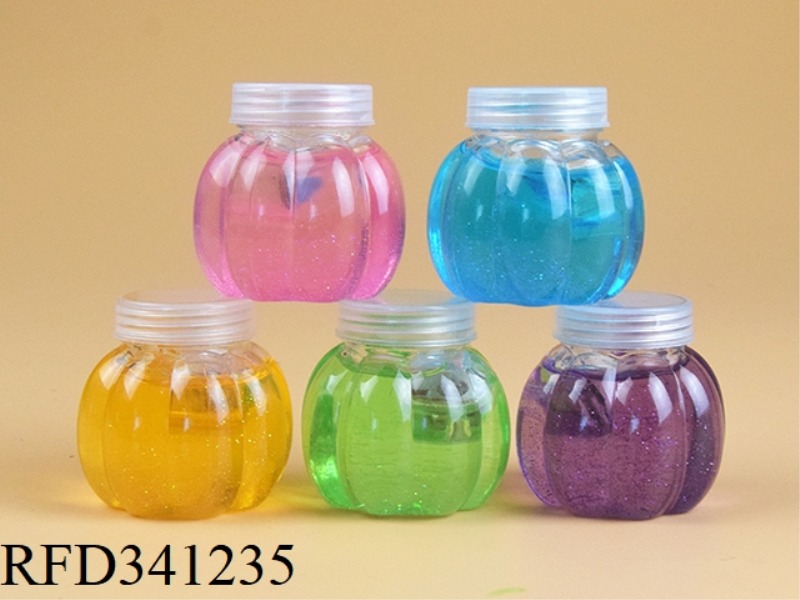 SMALL PUMPKIN GLITTER CRYSTAL MUD