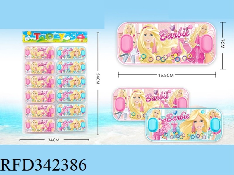 BARBIE TRANSPARENT WATER MACHINE 12PCS