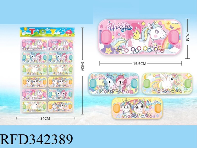 UNICORN TRANSPARENT WATER MACHINE 12PCS