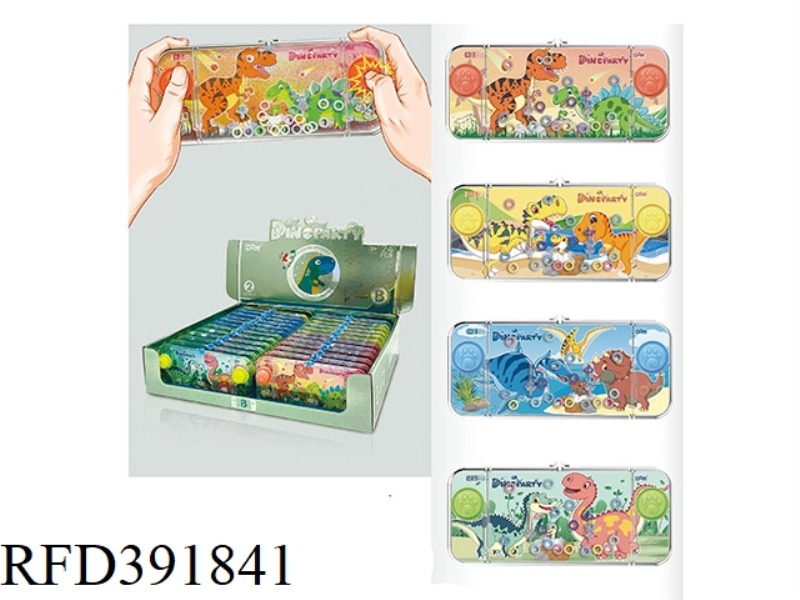 DINOSAUR TRANSPARENT WATER MACHINE 24PCS