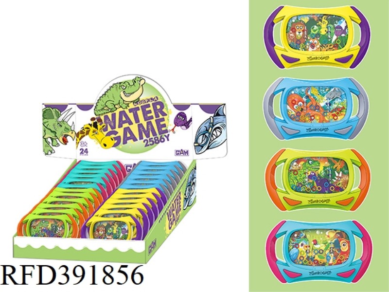 ANIMAL TRANSPARENT WATER MACHINE 24PCS