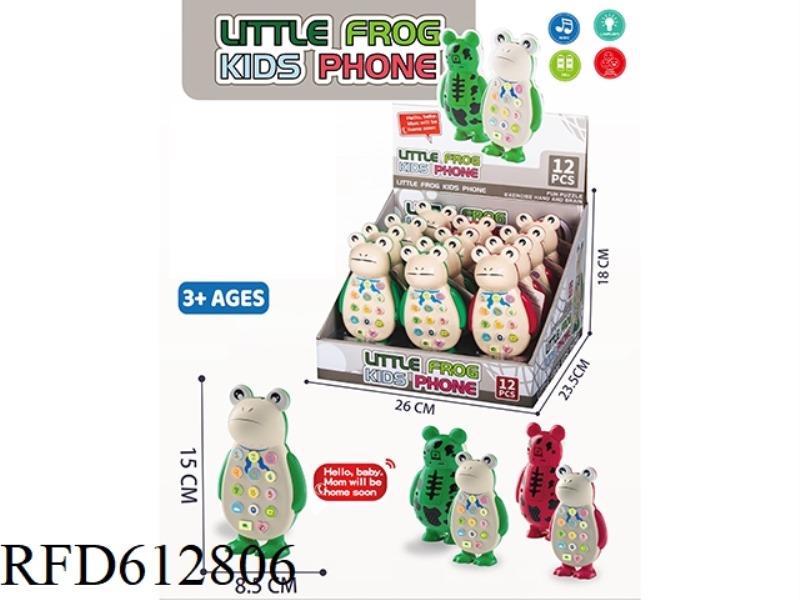 SMALL FROG CHILDREN STORY MOBILE PHONE 12PCS