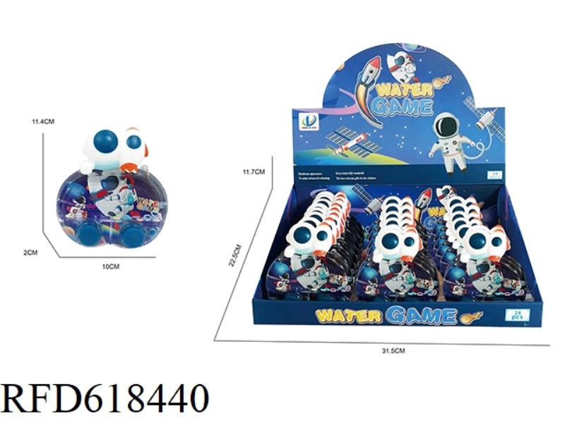 TRANSPARENT ASTRONAUT WATER MACHINE 24PCS