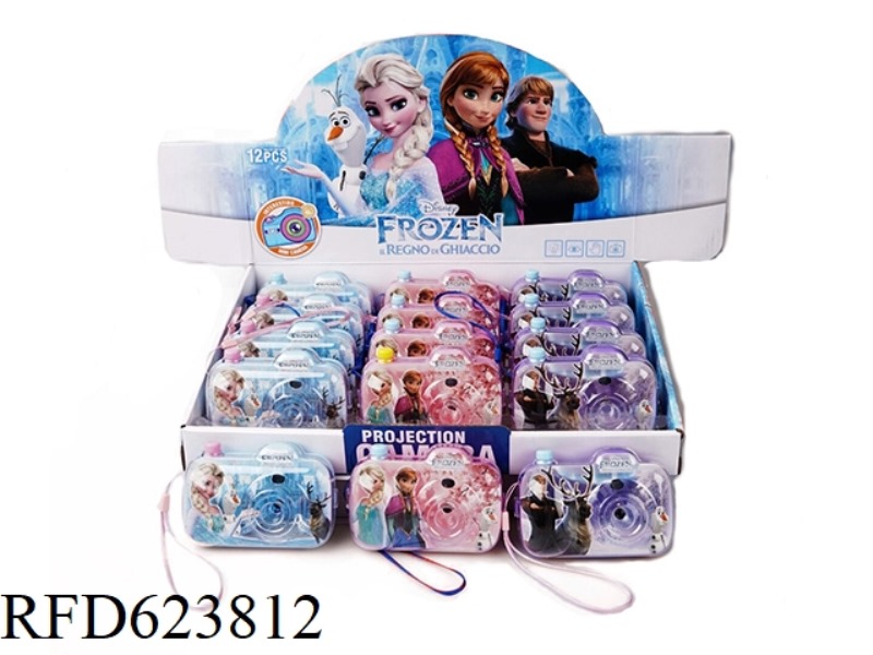 FROZEN CAMERA WITH PROJECTION FUNCTION 12PCS