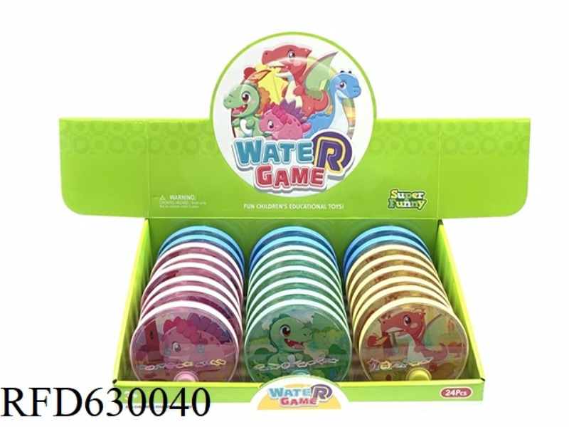 DINOSAUR GAME WATER MACHINE 24PCS