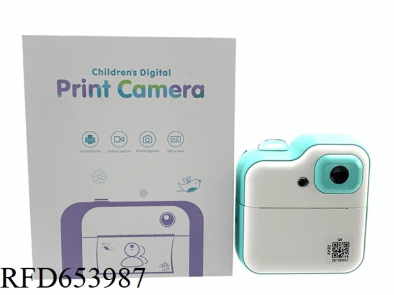 MINI POLAROID PRINT CAMERA HD CAMERA PHOTO TEXT CHILDREN PRINT CAMERA