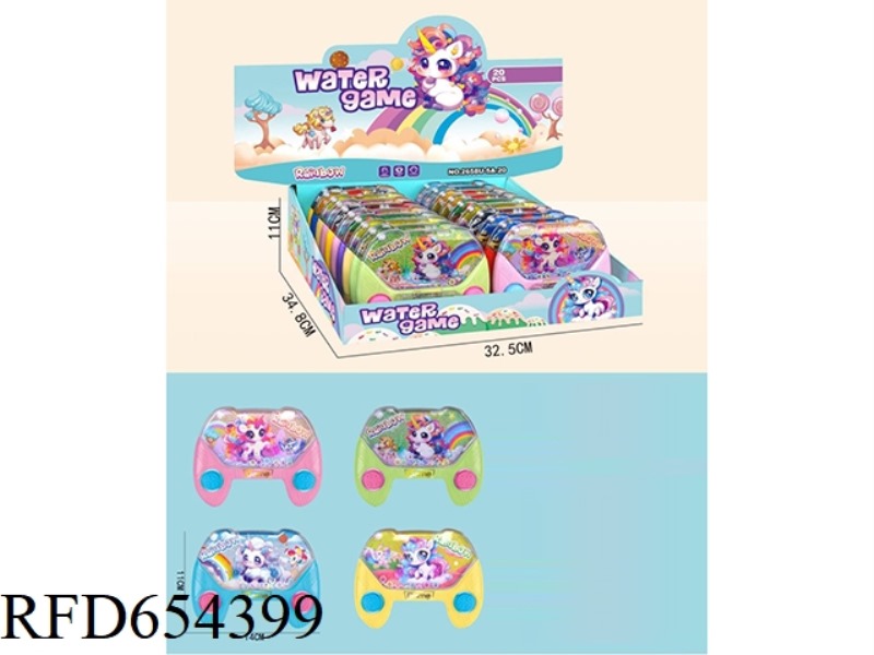 20 TRANSPARENT GAME FOUNTAINS (UNICORN)