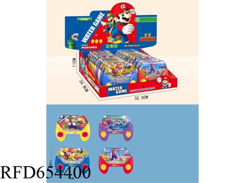 20 TRANSPARENT GAME DISPENSERS (MARIO)