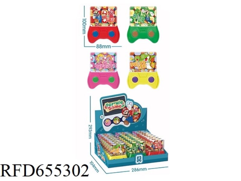 MARIO GAME DISPENSER 24PCS
