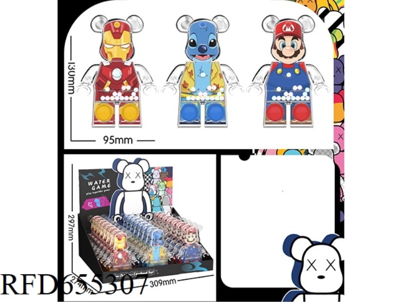 CARTOON CHARACTER GAME DISPENSER 24PCS