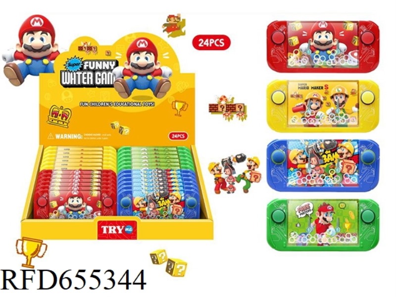 MARIO GAME DISPENSER 24PCS