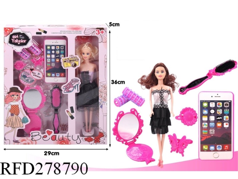 COSMETIC SET AND DOLL