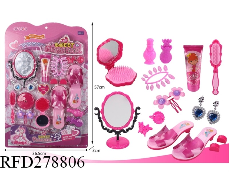 COSMETIC SET WITH SHOES
