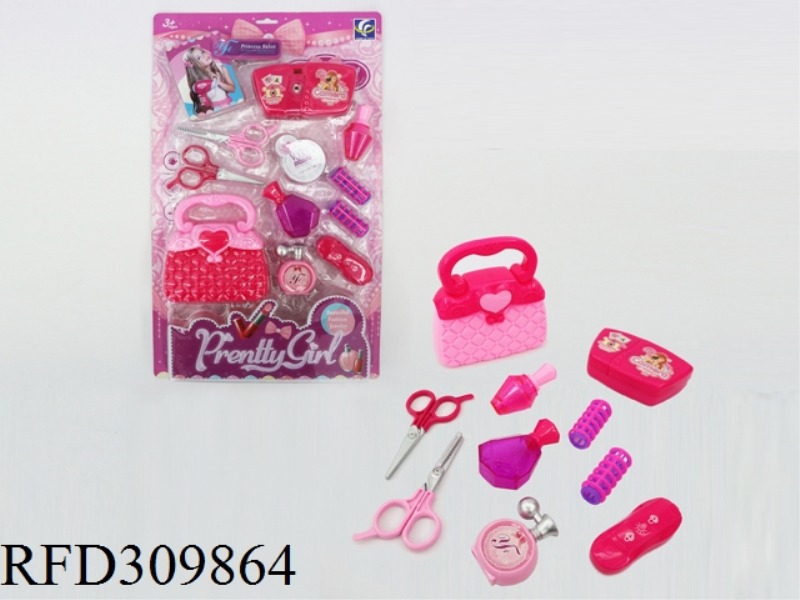 CAMERA ORNAMENT SET WITH LIGHT AND MUSIC 10PCS