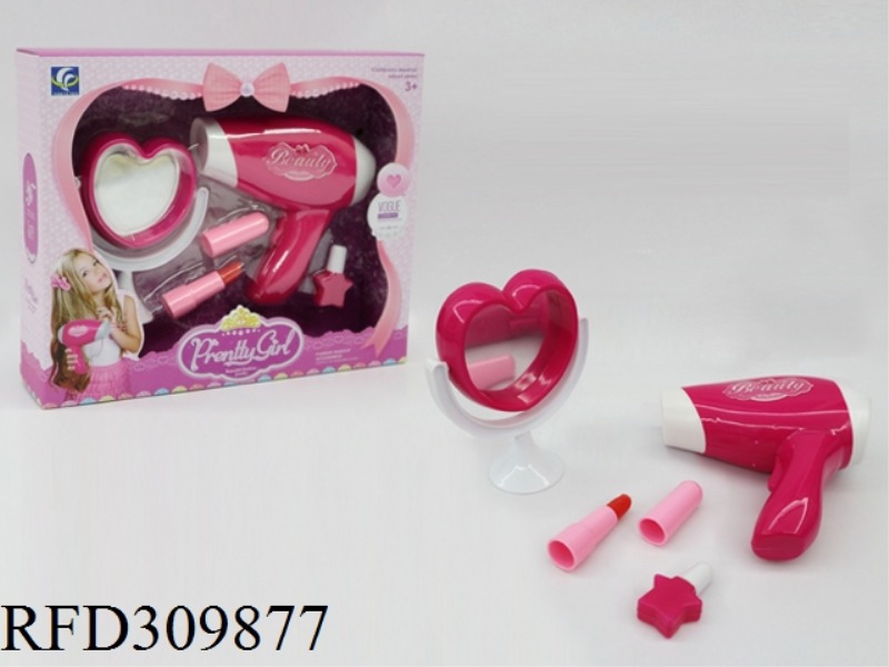 B/O HAIR DRYER ORNAMENT SET 5PCS