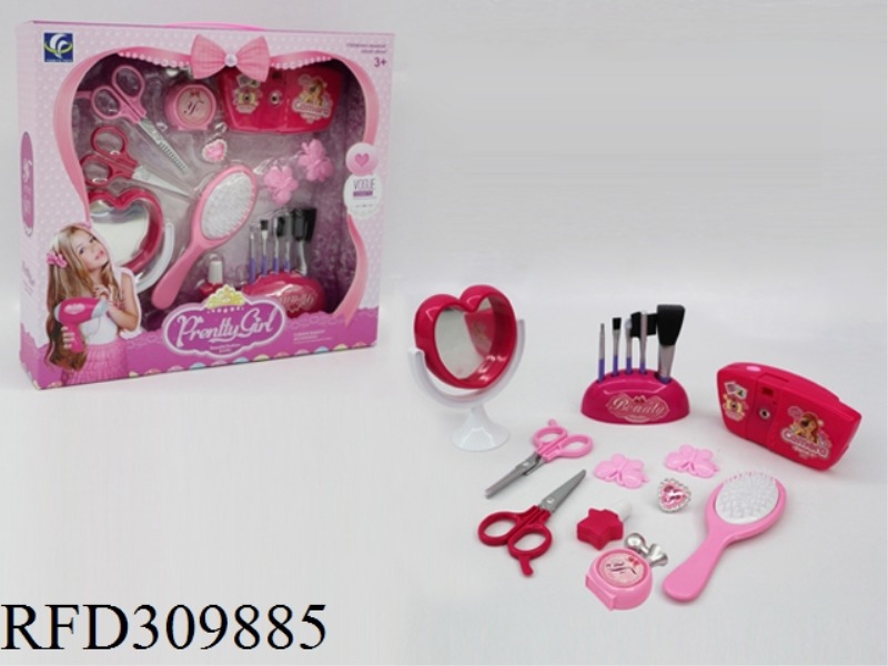 CAMERA ORNAMENT SET WITH LIGHT AND MUSIC 11PCS