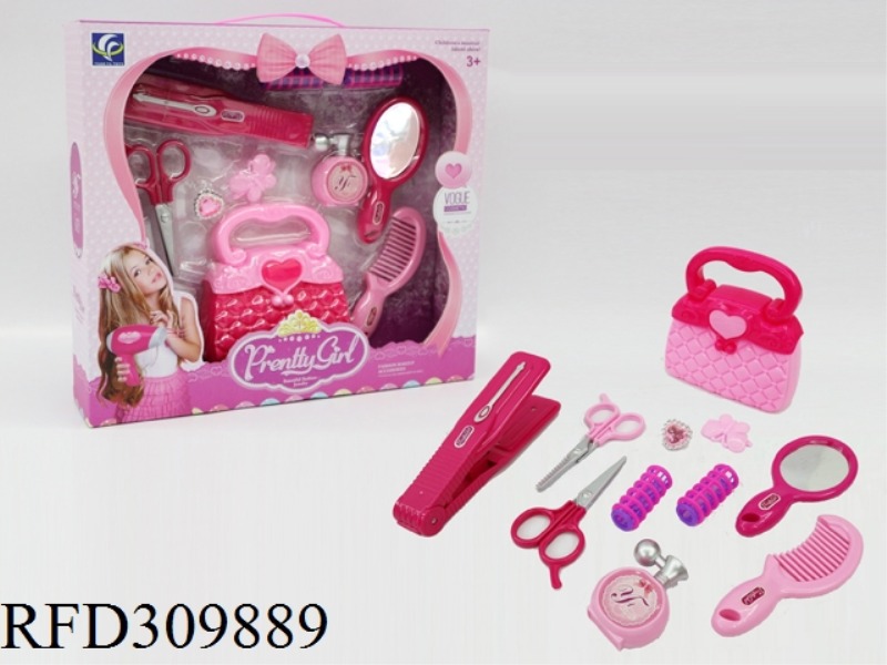 PULL HAIR STICK ORNAMENT SET WITH LIGHT 11PCS