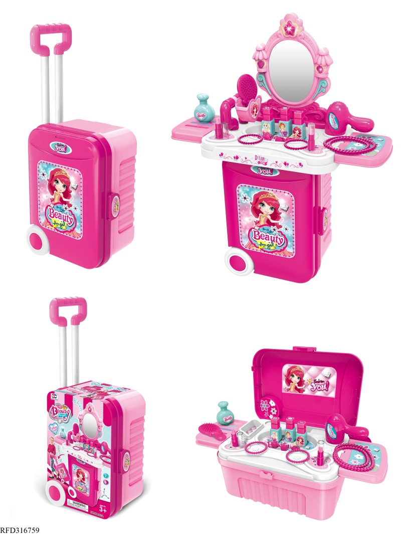 3 IN 1 COSMETIC TOY SUITCASE