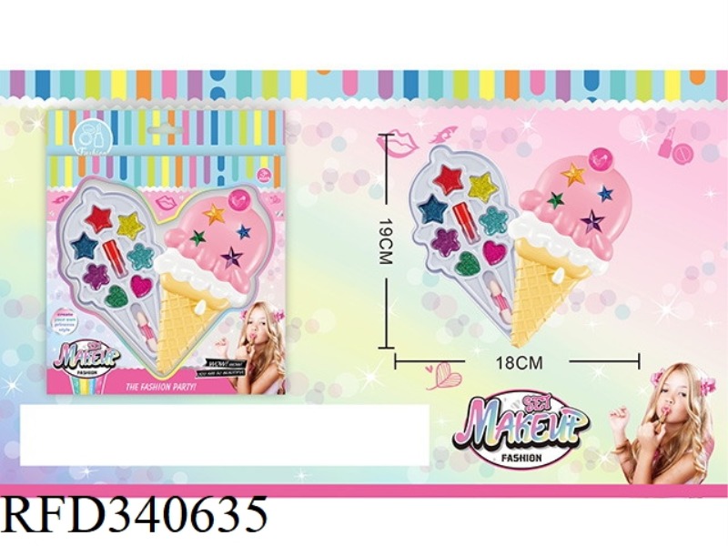 CHILDREN'S 2-LAYER MAKEUP SET (ICE CREAM APPEARANCE)