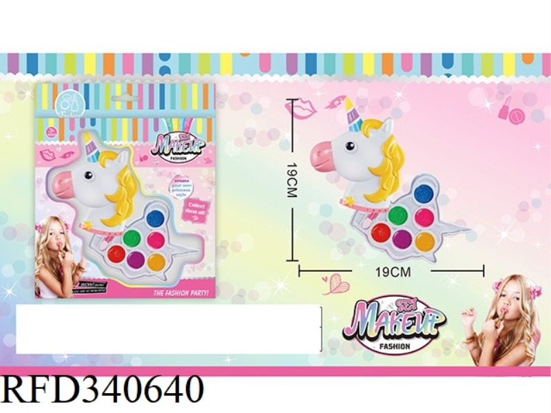 CHILDREN'S 2-LAYER MAKEUP SET (PONY SHAPE)