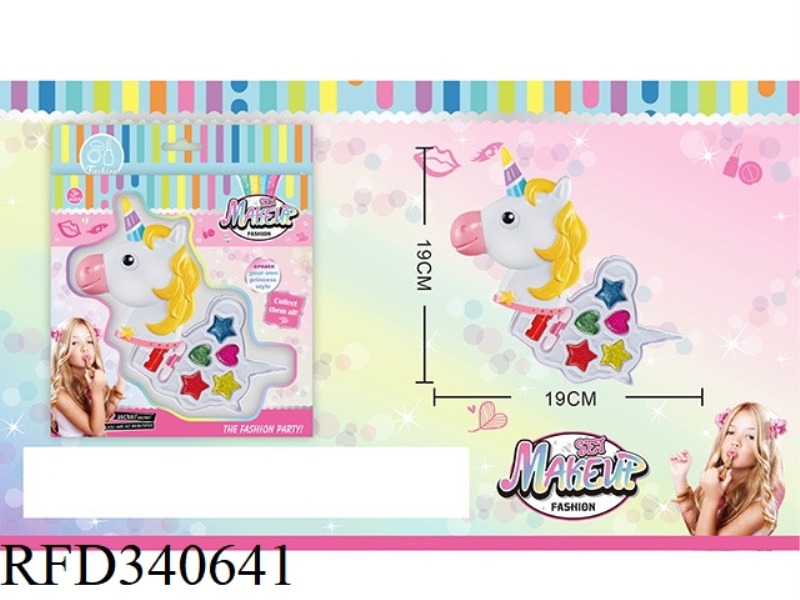 CHILDREN'S 2-LAYER MAKEUP SET (PONY SHAPE)