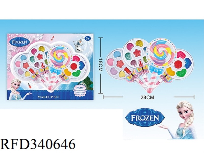 ICE AND SNOW CHILDREN'S 4-LAYER MAKEUP SET (LOLLIPOP SHAPE)