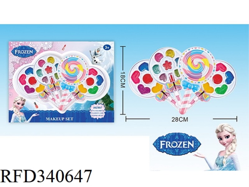 ICE AND SNOW CHILDREN'S 4-LAYER MAKEUP SET (LOLLIPOP SHAPE)