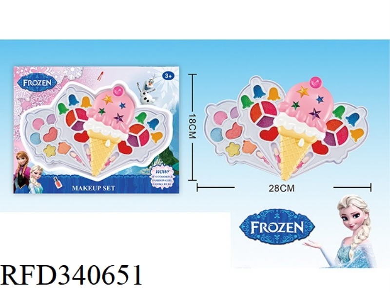 ICE AND SNOW CHILDREN'S 4-LAYER MAKEUP SET (ICE CREAM SHAPE)