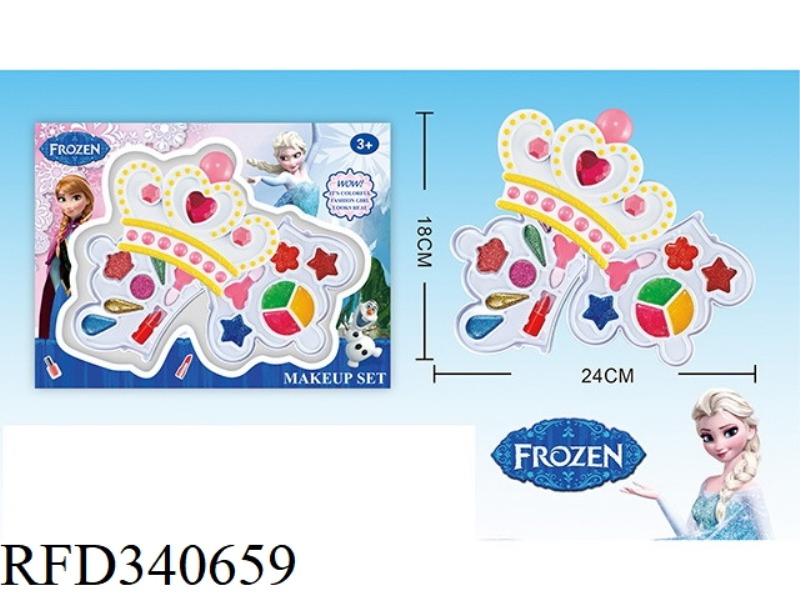 ICE AND SNOW CHILDREN'S 3-LAYER MAKEUP SET (CROWN SHAPE)