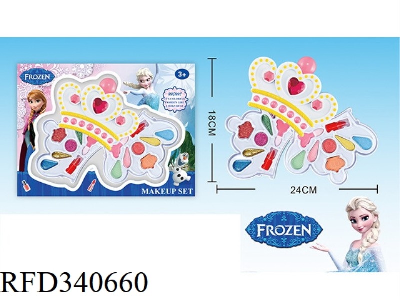 ICE AND SNOW CHILDREN'S 3-LAYER MAKEUP SET (CROWN SHAPE)