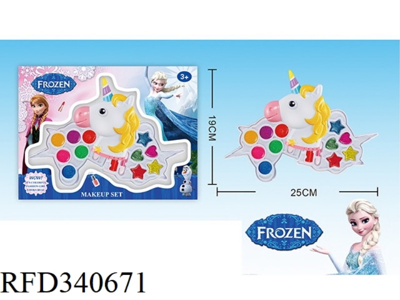 ICE AND SNOW CHILDREN'S 3-LAYER MAKEUP SET (PONY SHAPE)
