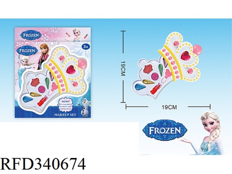 ICE AND SNOW CHILDREN'S 2-LAYER MAKEUP SET (CROWN SHAPE)