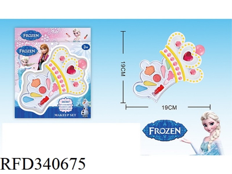 ICE AND SNOW CHILDREN'S 2-LAYER MAKEUP SET (CROWN SHAPE)
