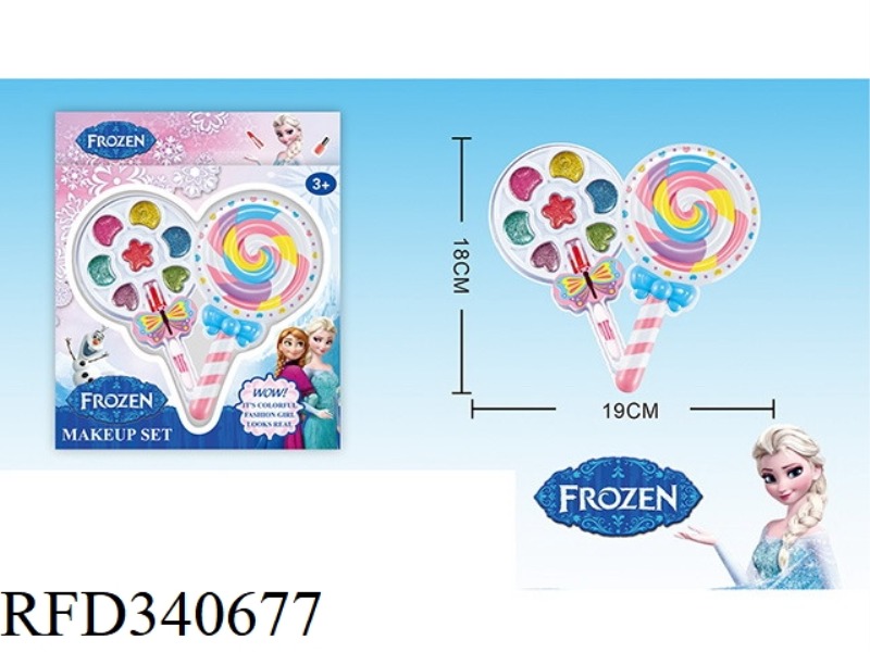 ICE AND SNOW CHILDREN'S 2-LAYER MAKEUP SET (LOLLIPOP SHAPE)