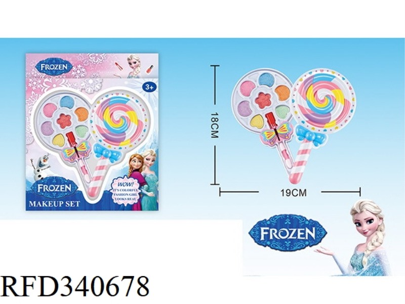 ICE AND SNOW CHILDREN'S 2-LAYER MAKEUP SET (LOLLIPOP SHAPE)