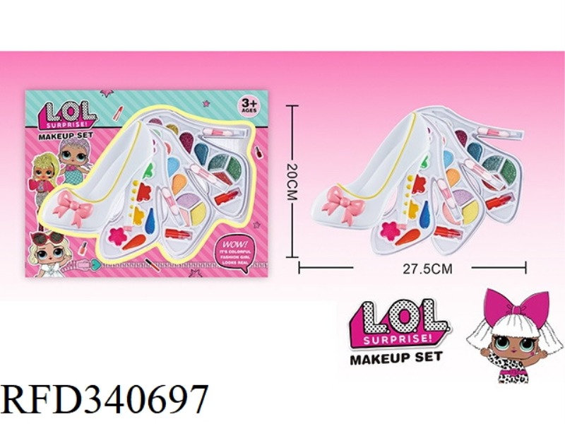 LOL SURPRISE CHILDREN'S 4-LAYER MAKEUP SET (HIGH HEELS APPEARANCE)
