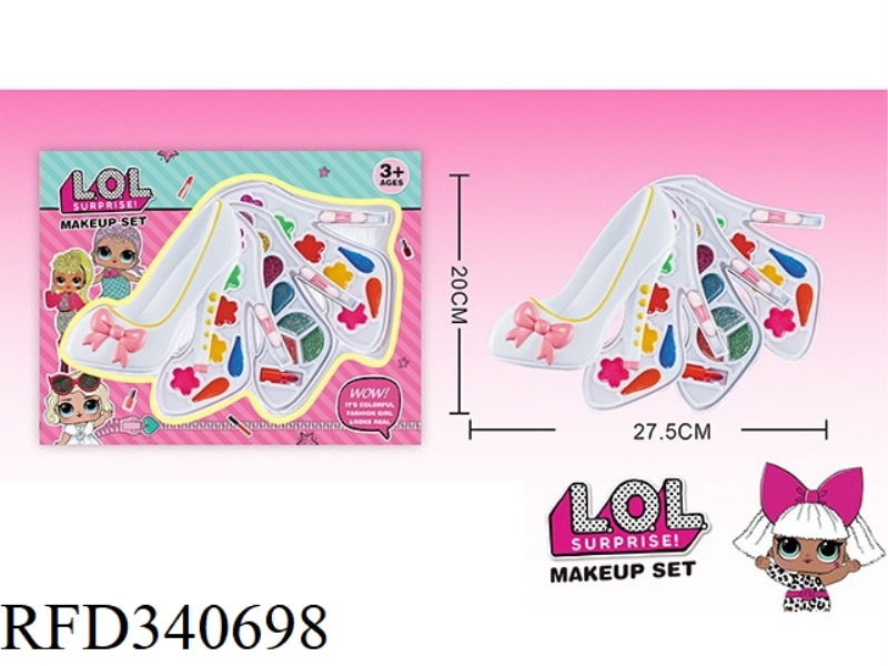 LOL SURPRISE CHILDREN'S 4-LAYER MAKEUP SET (HIGH HEELS APPEARANCE)