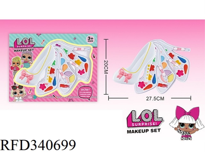 LOL SURPRISE CHILDREN'S 4-LAYER MAKEUP SET (HIGH HEELS APPEARANCE)
