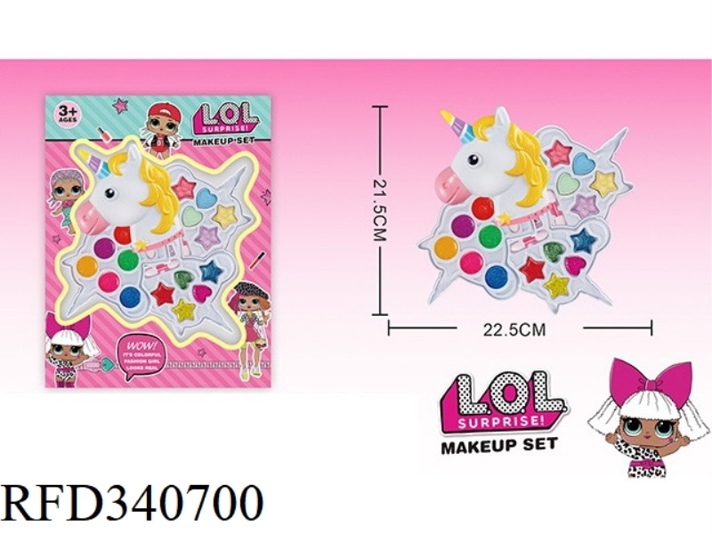 LOL SURPRISE CHILDREN'S 4-LAYER MAKEUP SET (PONY SHAPE)