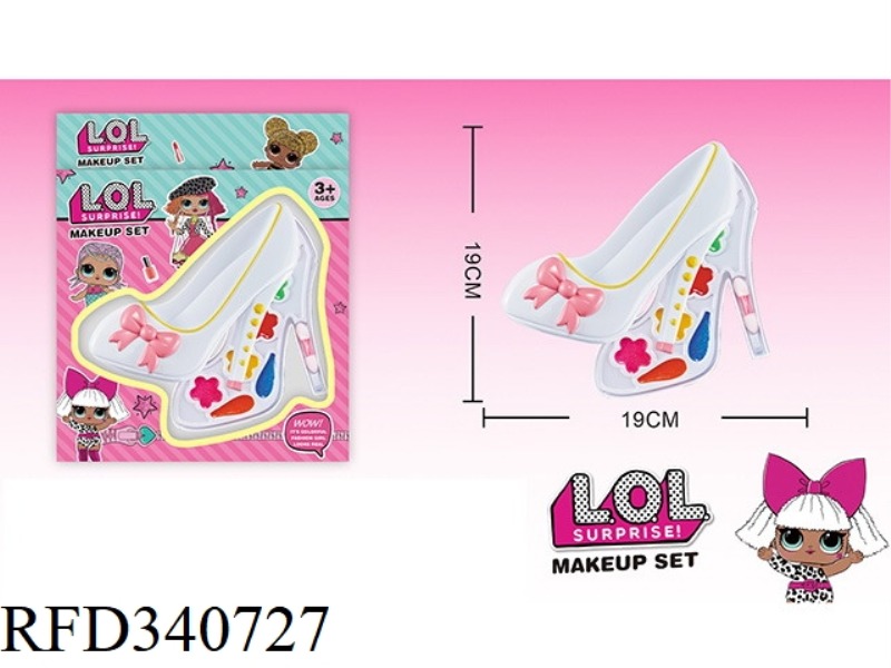 LOL SURPRISE CHILDREN'S 2-LAYER MAKEUP SET (HIGH HEELS APPEARANCE)