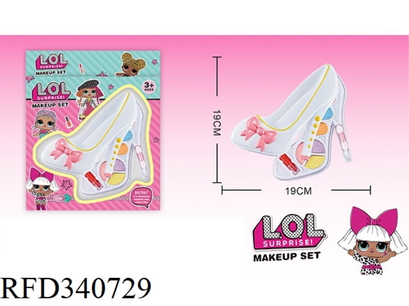 LOL SURPRISE CHILDREN'S 2-LAYER MAKEUP SET (HIGH HEELS APPEARANCE)