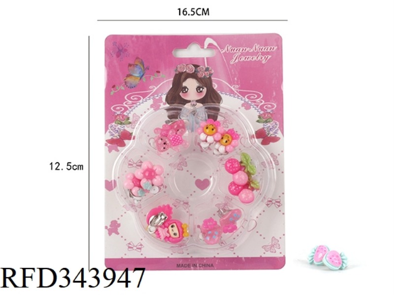 PENDANT EAR CLIP SET