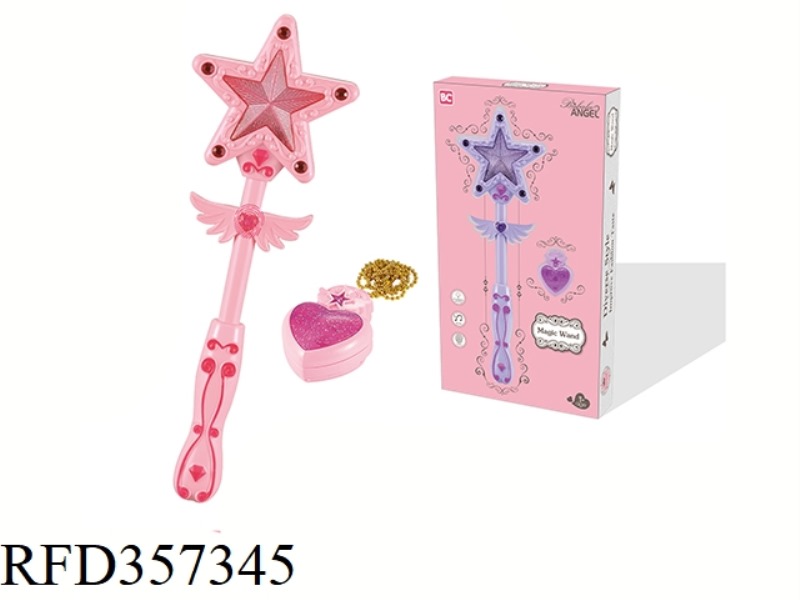 SOLID COLOR FIVE-POINTED STAR MAGIC WAND (TWO COLORS MIXED)