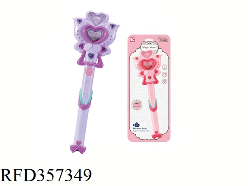 SOLID COLOR BUTTERFLY MAGIC WAND (TWO COLORS MIXED)