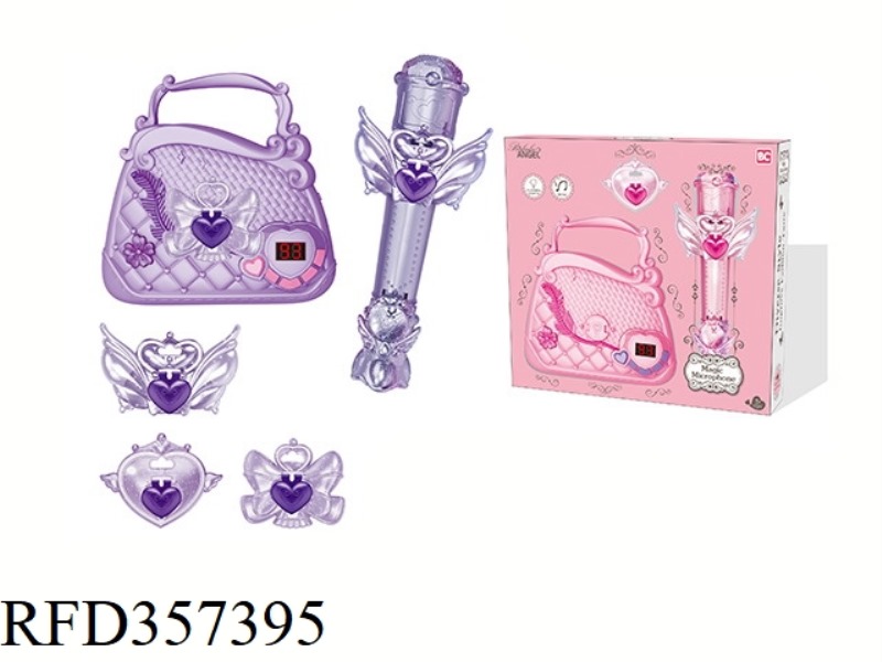 HANDBAG WITH MICROPHONE (TWO COLORS MIXED)