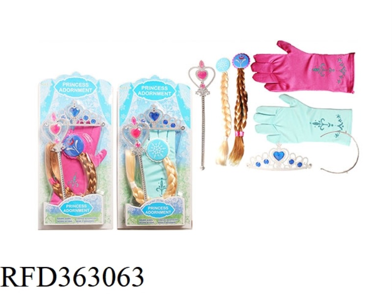 FROZEN PRINCESS CROWN BRAID SET