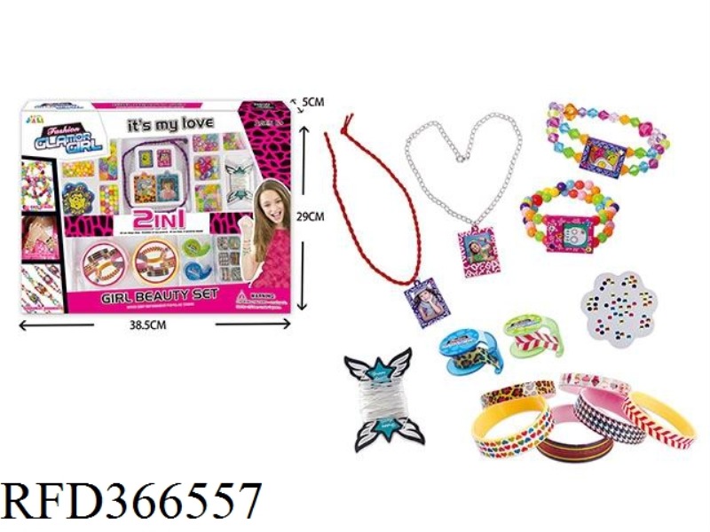 DIY PHOTO FRAME BRACELET COMBINATION