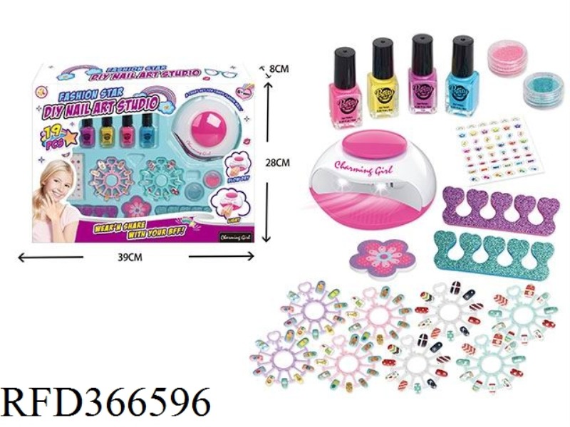 HAIR DRYER MANICURE SET