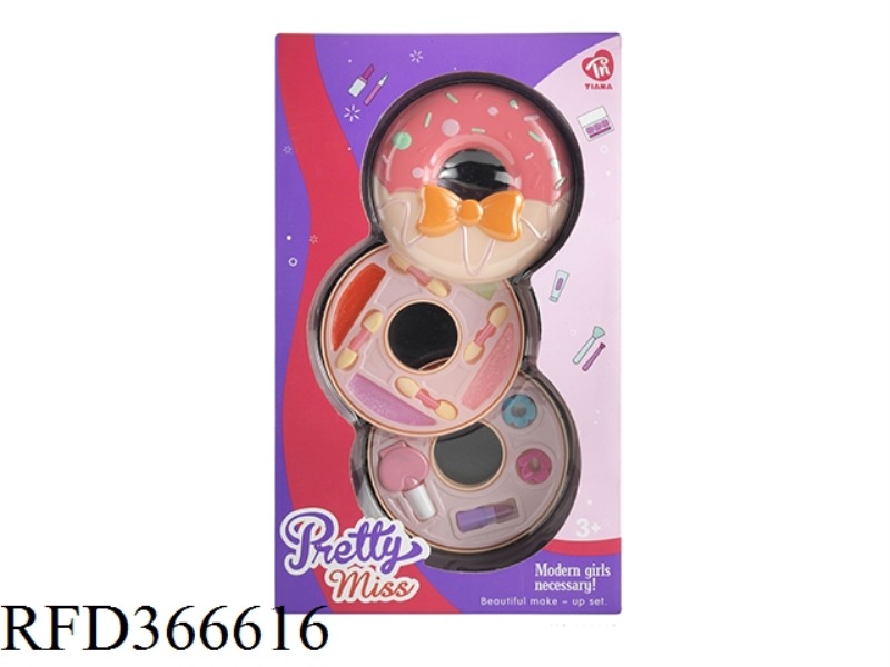 DONUT MAKEUP BOX 2 LAYERS